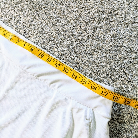 White Nike Dri-Fit Golf Tennis Skirt - Picture 9 of 10
